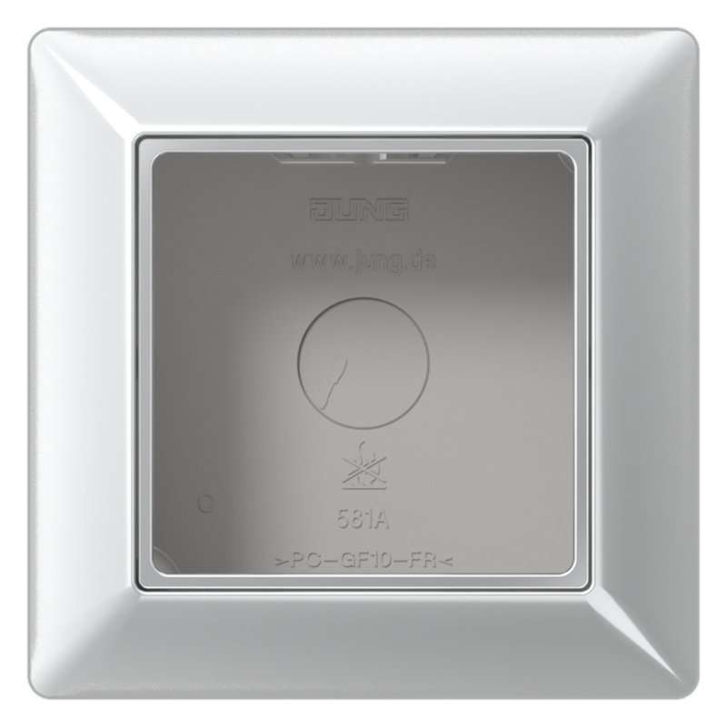 Carcasa aparenta pentru prize si aparataj seria A si AS aluminiu, Jung AS581AAL