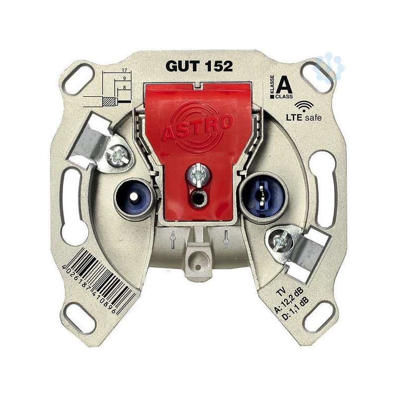 Priza TV si satelit Astro GUT 152 cu 2 intrari BK 12,2 dB