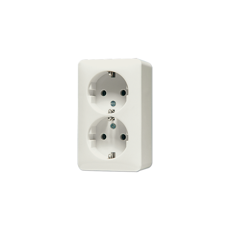 Jung 6020A ,Priză montaj aparent schuko® 16 A/250 V ~