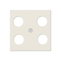 Jung A561-4SAT1 ,Placă centrală pentru priză cu 4 găuri SAT-TV (Hirschmann)