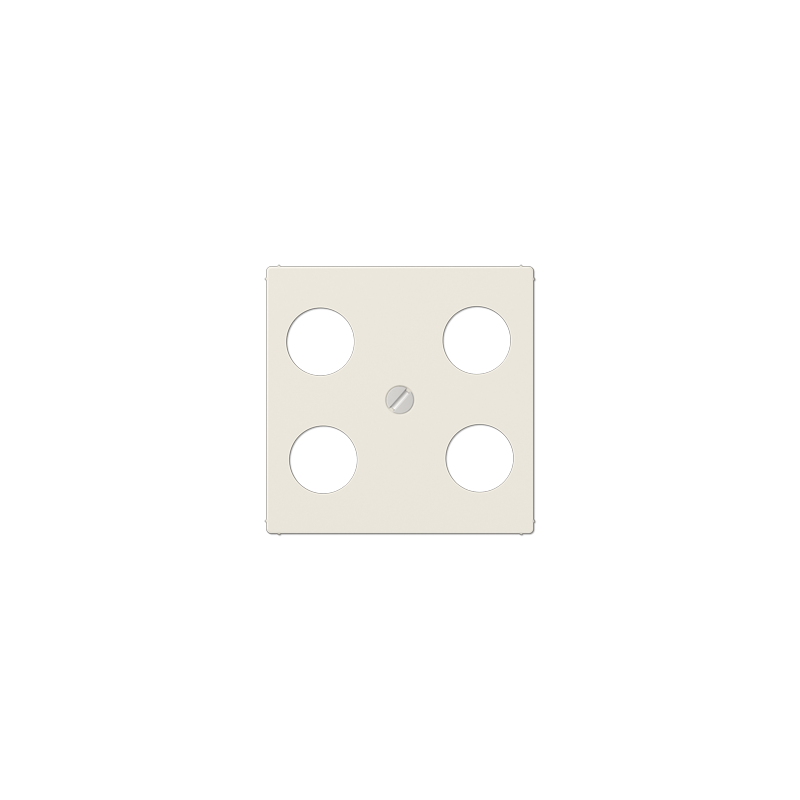 Jung A561-4SAT1 ,Placă centrală pentru priză cu 4 găuri SAT-TV (Hirschmann)