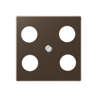 Jung A561-4SAT1MO ,Placă centrală pentru priză cu 4 găuri SAT-TV (Hirschmann)