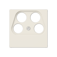 Jung A561-4SAT2 ,Placă centrală pentru priză cu 4 găuri SAT-TV (Ankaro)