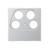 Jung A561-4SAT2AL ,Placă centrală pentru priză cu 4 găuri SAT-TV (Ankaro)