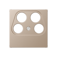 Jung A561-4SAT2CH ,Placă centrală pentru priză cu 4 găuri SAT-TV (Ankaro)