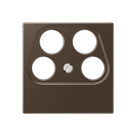 Jung A561-4SAT2MO ,Placă centrală pentru priză cu 4 găuri SAT-TV (Ankaro)