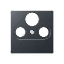 Jung A561BFPLSATANM ,Placă centrală pentru priză SAT-TV, rezistență la spargere