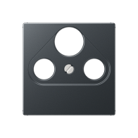 Jung A561BFPLSATANM ,Placă centrală pentru priză SAT-TV, rezistență la spargere