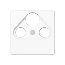 Jung A561BFPLSATWW ,Placă centrală pentru priză SAT-TV, rezistență la spargere