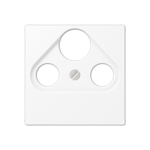 Jung A561BFPLSATWWM ,Placă centrală pentru priză SAT-TV, rezistență la spargere