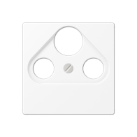 Jung A561BFPLSATWWM ,Placă centrală pentru priză SAT-TV, rezistență la spargere