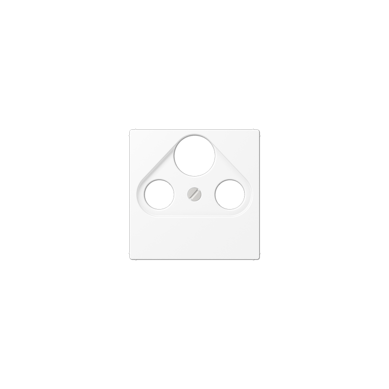 Jung A561BFPLSATWWM ,Placă centrală pentru priză SAT-TV, rezistență la spargere