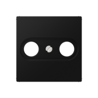 Jung A561BFPLTVSWM ,Placă centrală pentru priză TV-FM, rezistență la break