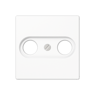 Jung A561BFPLTVWW ,Placă centrală pentru priză TV-FM, rezistență la break