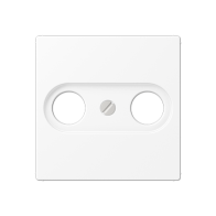 Jung A561BFPLTVWWM ,Placă centrală pentru priză TV-FM, rezistență la break