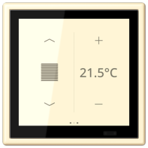 Jung LC459D1S201 ,Ecran tactil de cameră KNX LS Touch cu cadru integrat simplu LS 990, LC32001