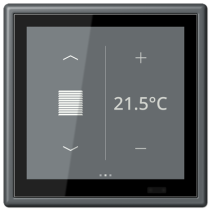 Jung LC459D1S202 ,Ecran tactil de cameră KNX LS Touch cu cadru integrat simplu LS 990, LC32010