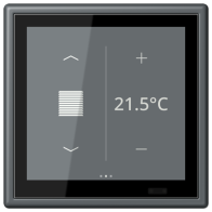 Jung LC459D1S202 ,Ecran tactil de cameră KNX LS Touch cu cadru integrat simplu LS 990, LC32010