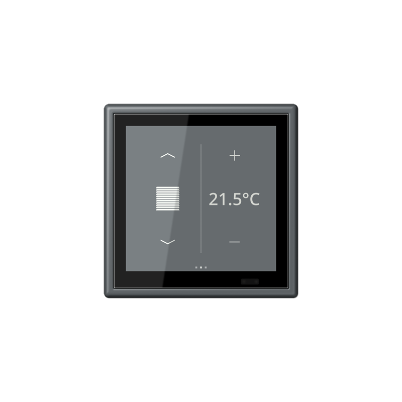 Jung LC459D1S202 ,Ecran tactil de cameră KNX LS Touch cu cadru integrat simplu LS 990, LC32010