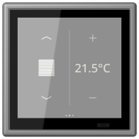 Jung LC459D1S203 ,Ecran tactil de cameră KNX LS Touch cu cadru integrat simplu LS 990, LC32011