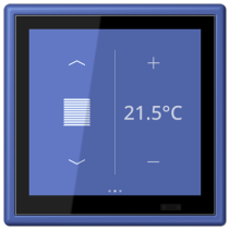 Jung LC459D1S206 ,Ecran tactil de cameră KNX LS Touch cu cadru integrat simplu LS 990, LC32020