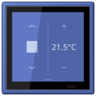 Jung LC459D1S206 ,Ecran tactil de cameră KNX LS Touch cu cadru integrat simplu LS 990, LC32020