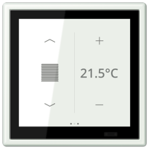 Jung LC459D1S210 ,Ecran tactil de cameră KNX LS Touch cu cadru integrat simplu LS 990, LC32024