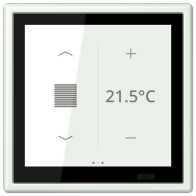 Jung LC459D1S210 ,Ecran tactil de cameră KNX LS Touch cu cadru integrat simplu LS 990, LC32024