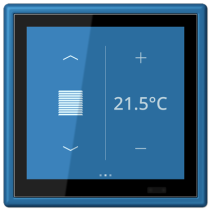 Jung LC459D1S211 ,Ecran tactil de cameră KNX LS Touch cu cadru integrat simplu LS 990, LC32030