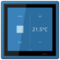 Jung LC459D1S211 ,Ecran tactil de cameră KNX LS Touch cu cadru integrat simplu LS 990, LC32030