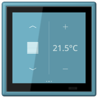 Jung LC459D1S212 ,Ecran tactil de cameră KNX LS Touch cu cadru integrat simplu LS 990, LC32031