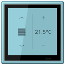 Jung LC459D1S213 ,Ecran tactil de cameră KNX LS Touch cu cadru integrat simplu LS 990, LC32032