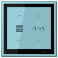 Jung LC459D1S213 ,Ecran tactil de cameră KNX LS Touch cu cadru integrat simplu LS 990, LC32032