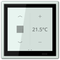 Jung LC459D1S215 ,Ecran tactil de cameră KNX LS Touch cu cadru integrat simplu LS 990, LC32034