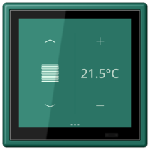Jung LC459D1S216 ,Ecran tactil de cameră KNX LS Touch cu cadru integrat simplu LS 990, LC32040
