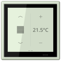 Jung LC459D1S218 ,Ecran tactil de cameră KNX LS Touch cu cadru integrat simplu LS 990, LC32042