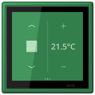 Jung LC459D1S219 ,Controlerul camerei KNX LS Touch cu cadru integrat simplu LS 990, LC32050