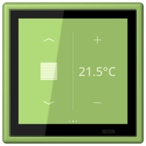 Jung LC459D1S220 ,Ecran tactil de cameră KNX LS Touch cu cadru integrat simplu LS 990, LC32051