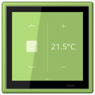 Jung LC459D1S220 ,Ecran tactil de cameră KNX LS Touch cu cadru integrat simplu LS 990, LC32051