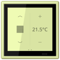 Jung LC459D1S222 ,Ecran tactil de cameră KNX LS Touch cu cadru integrat simplu LS 990, LC32053