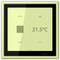 Jung LC459D1S222 ,Ecran tactil de cameră KNX LS Touch cu cadru integrat simplu LS 990, LC32053