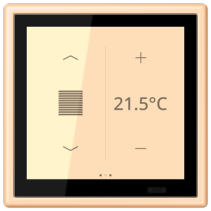 Jung LC459D1S223 ,Ecran tactil de cameră KNX LS Touch cu cadru integrat simplu LS 990, LC32060
