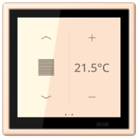 Jung LC459D1S228 ,Ecran tactil de cameră KNX LS Touch cu cadru integrat simplu LS 990, LC32091