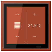 Jung LC459D1S232 ,Controlerul camerei KNX LS Touch cu cadru integrat simplu LS 990, LC32110