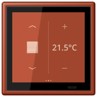 Jung LC459D1S232 ,Controlerul camerei KNX LS Touch cu cadru integrat simplu LS 990, LC32110