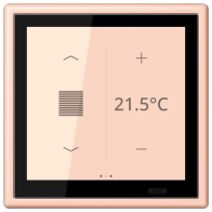Jung LC459D1S234 ,Ecran tactil de cameră KNX LS Touch cu cadru integrat simplu LS 990, LC32112