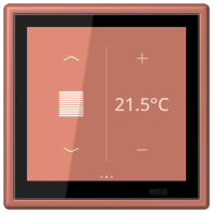 Jung LC459D1S236 ,Ecran tactil de cameră KNX LS Touch cu cadru integrat simplu LS 990, LC32121