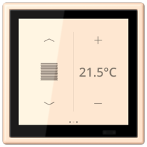 Jung LC459D1S238 ,Ecran tactil de cameră KNX LS Touch cu cadru integrat simplu LS 990, LC32123