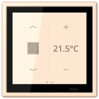 Jung LC459D1S238 ,Ecran tactil de cameră KNX LS Touch cu cadru integrat simplu LS 990, LC32123