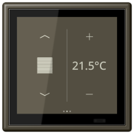 Jung LC459D1S241 ,Ecran tactil de cameră KNX LS Touch cu cadru integrat simplu LS 990, LC32140
